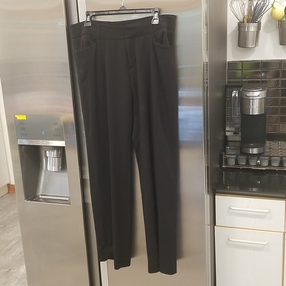 💕KOBI HALPERIN💕 Meg Pant Wide Leg Trousers ~ Black Large L NWT